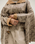 Beige Suede top