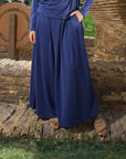 Dark Blue Drape Pants