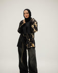 Black X Gold Marble Jacket