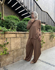 Brown Drape Set