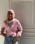 Tie-back Shirt in Pink