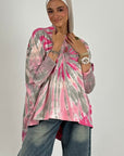 Grey tie dye
