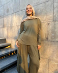 Olive Drape Set