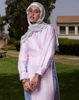 Pink Crinkled Long Shirt