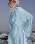 Mint Crinkled Long Shirt