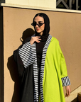 Coldful Kimono in Black&Green