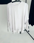 Double Layered Basic Top in White