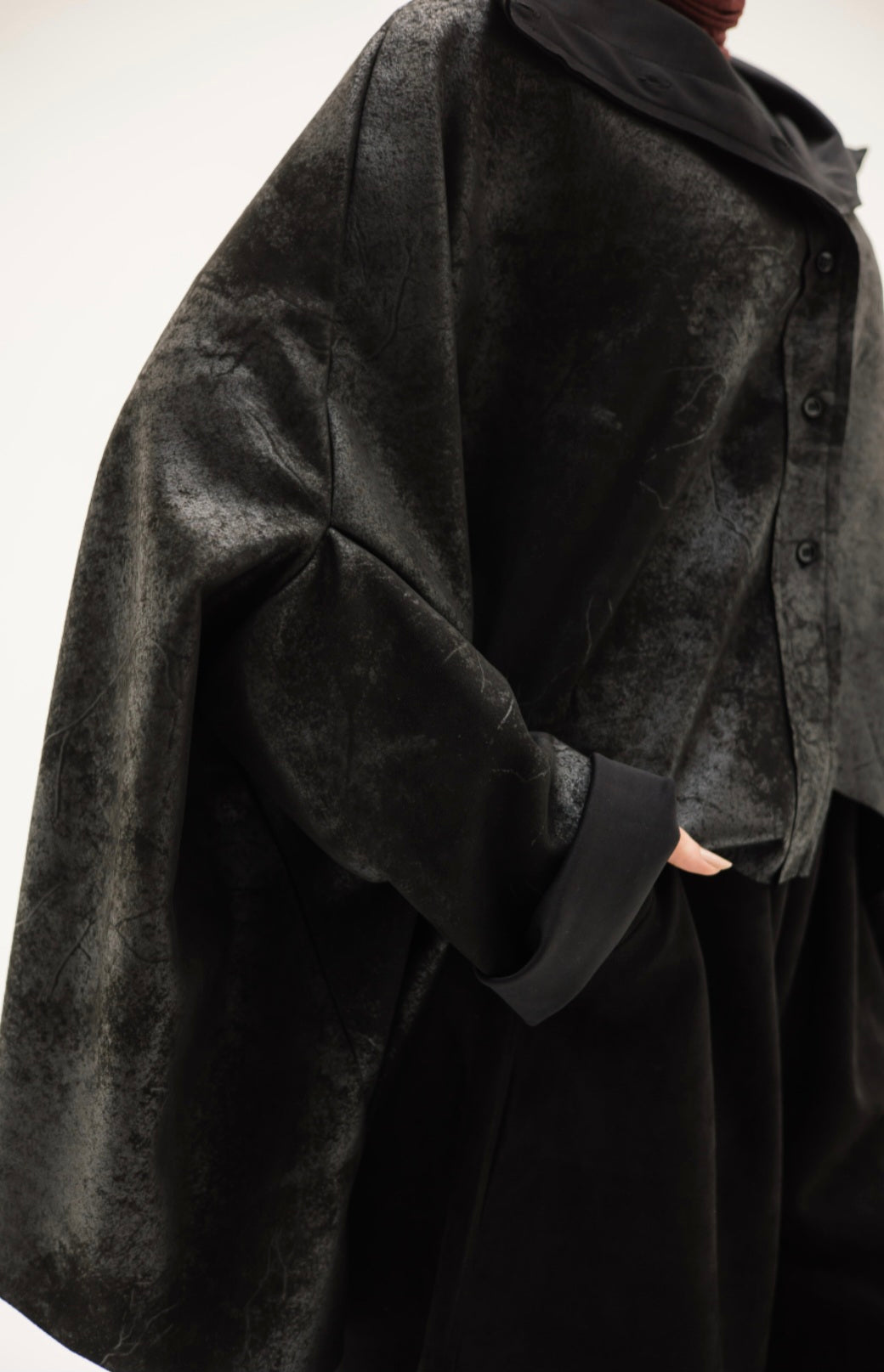 Black Suede top