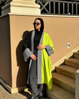 Coldful Kimono in Black&Green