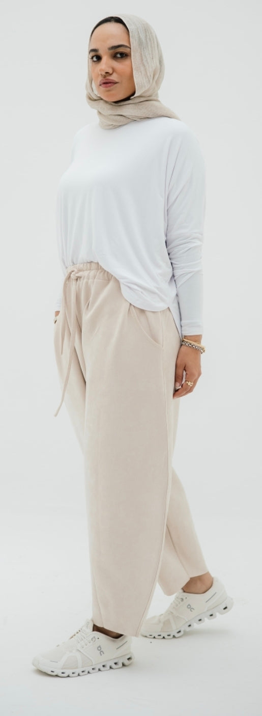 Biege Ballon pants