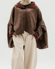 Brown Suede top