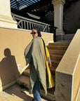 Coldful Kimono in Olive&Mustard