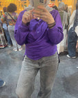 Tie-back Shirt in Purple