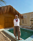 Café Pure Linen Pants