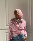 Tie-back Shirt in Pink