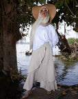 Camel Ruffle Skirt