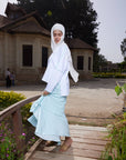 Turquoise Ruffle Skirt