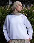 Pure Linen Top with Café trim