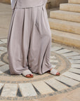 Biege Drape Pants