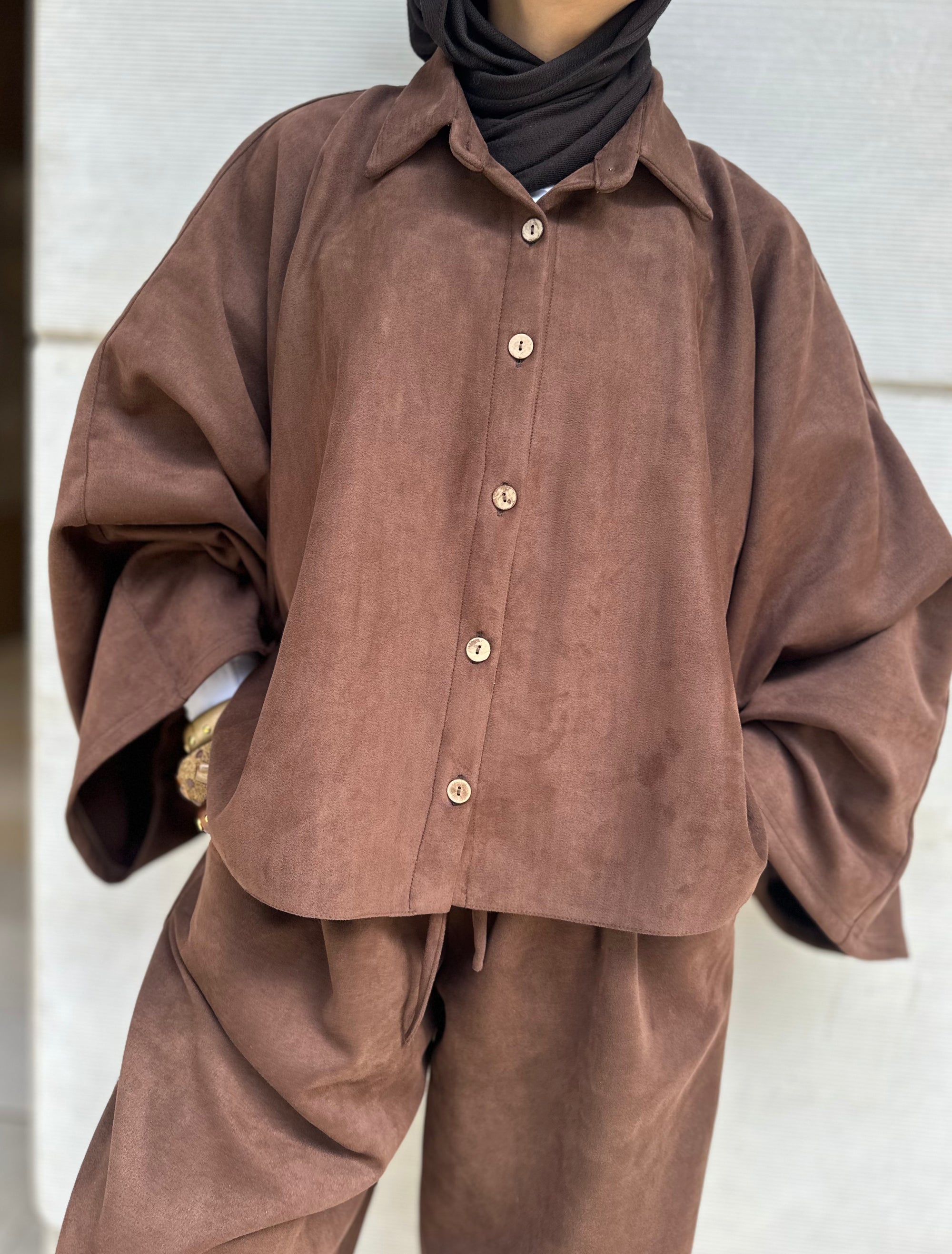 Brown Ballon Top