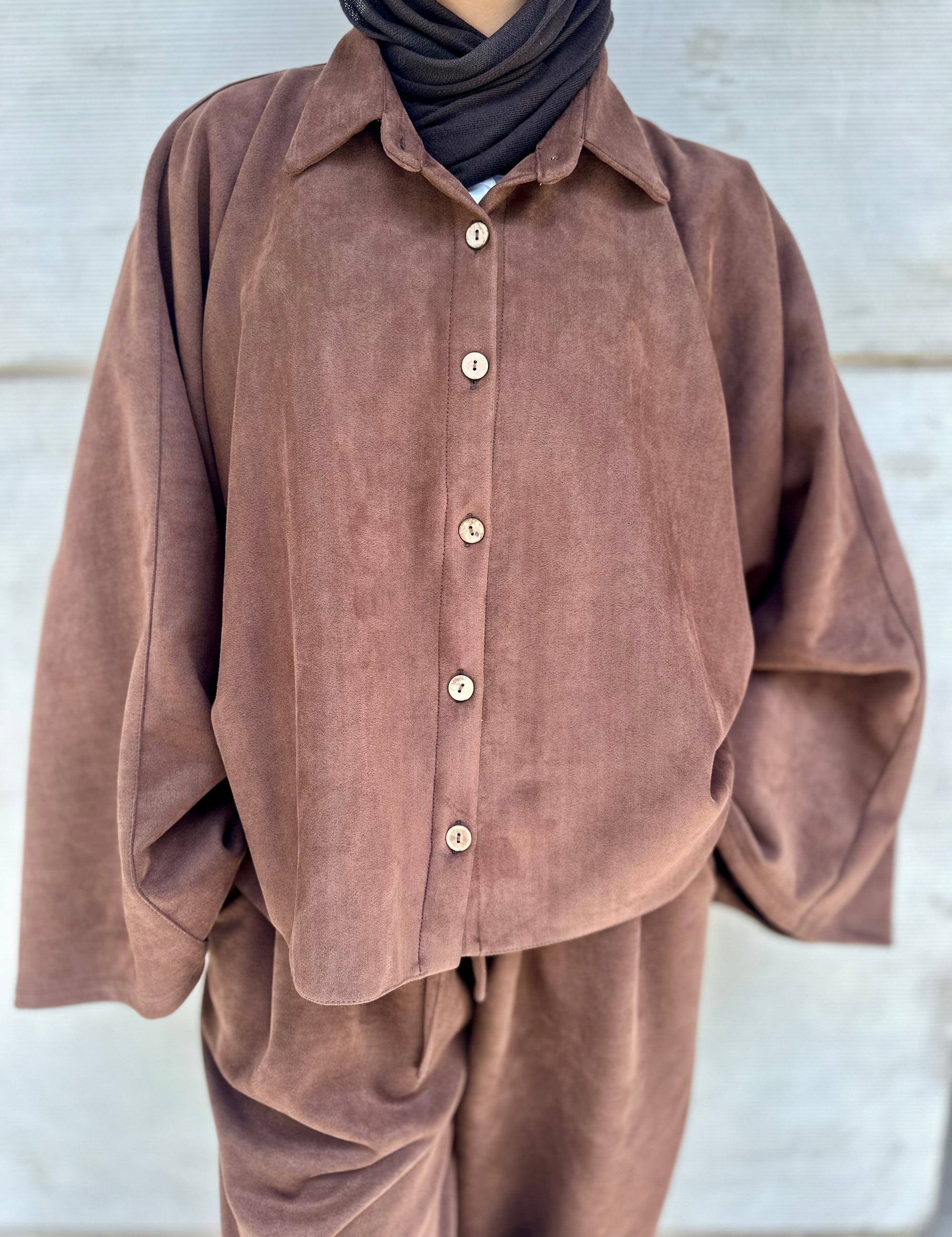 Brown Ballon Top