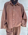 Brown Ballon Top