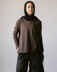 Brown Lace Top