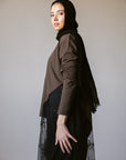 Brown Lace Top