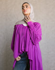 Fusia wrinkle top