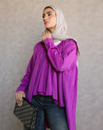 Fusia wrinkle top