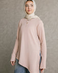 Blush pink Asymmetric Top