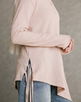 Blush pink Asymmetric Top