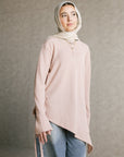 Blush pink Asymmetric Top