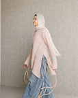 Blush pink Asymmetric Top