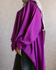 Fusia wrinkle top