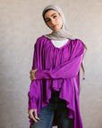 Fusia wrinkle top