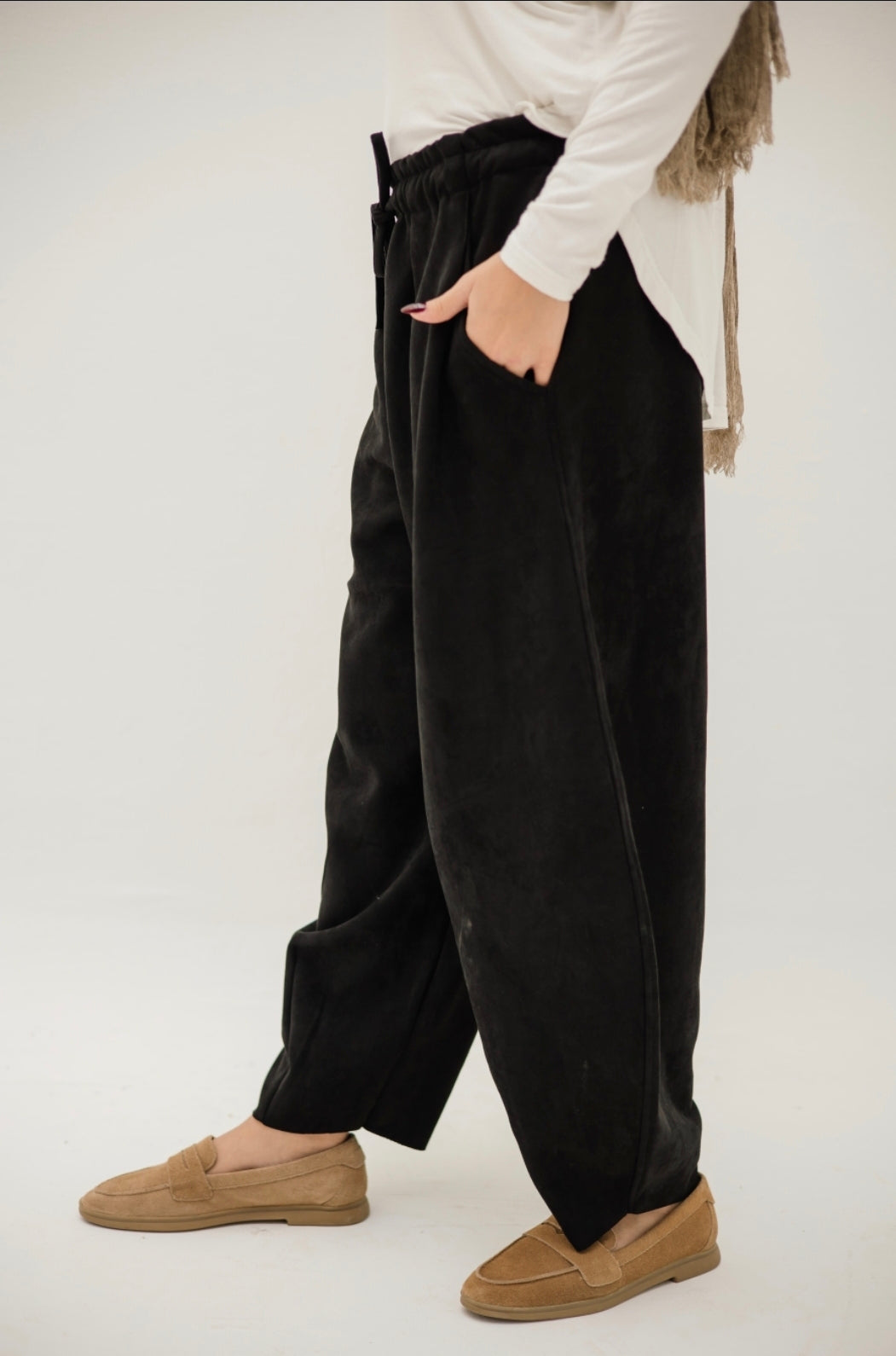 Black Ballon Pants