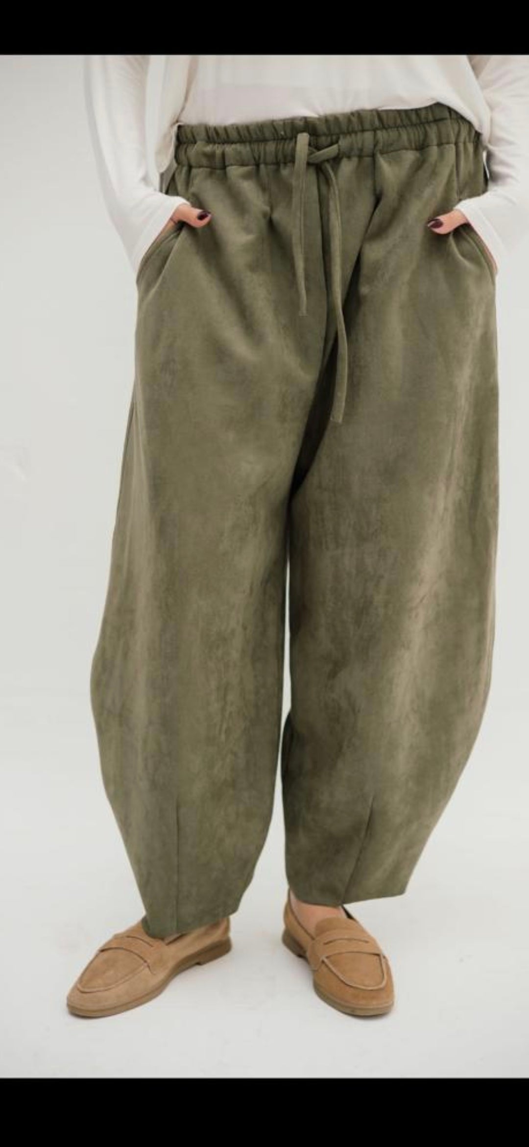 olive Ballon Pants