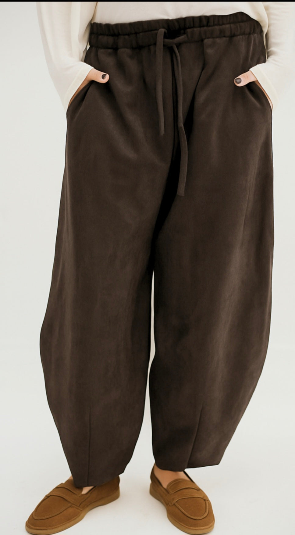Brown Ballon Pants