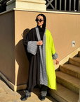Coldful Kimono in Black&Green