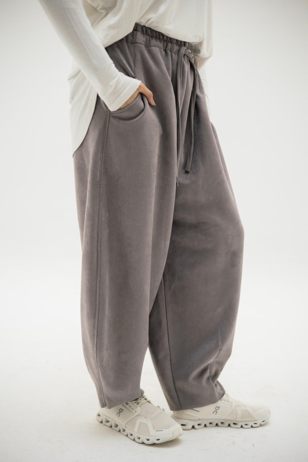 Winter Grey Ballon Pants