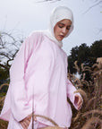 Pink Blended Linen Top