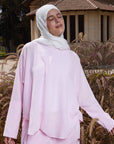 Pink Blended Linen Top
