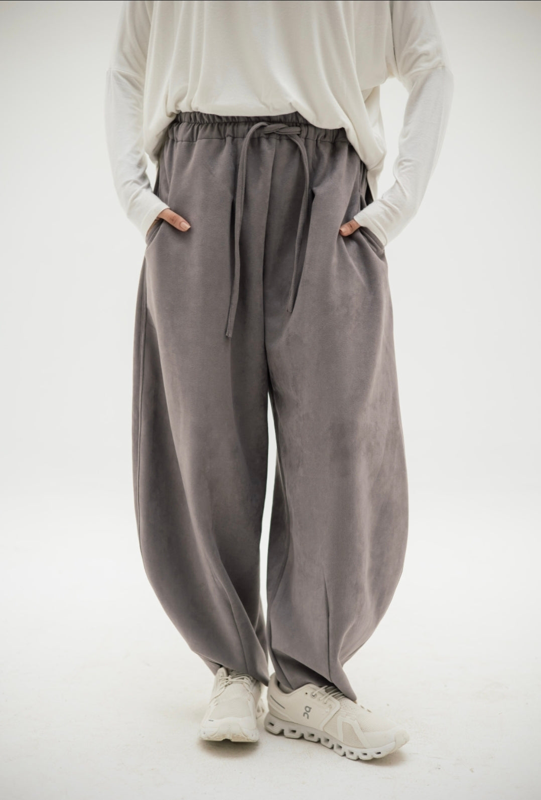 Winter Grey Ballon Pants