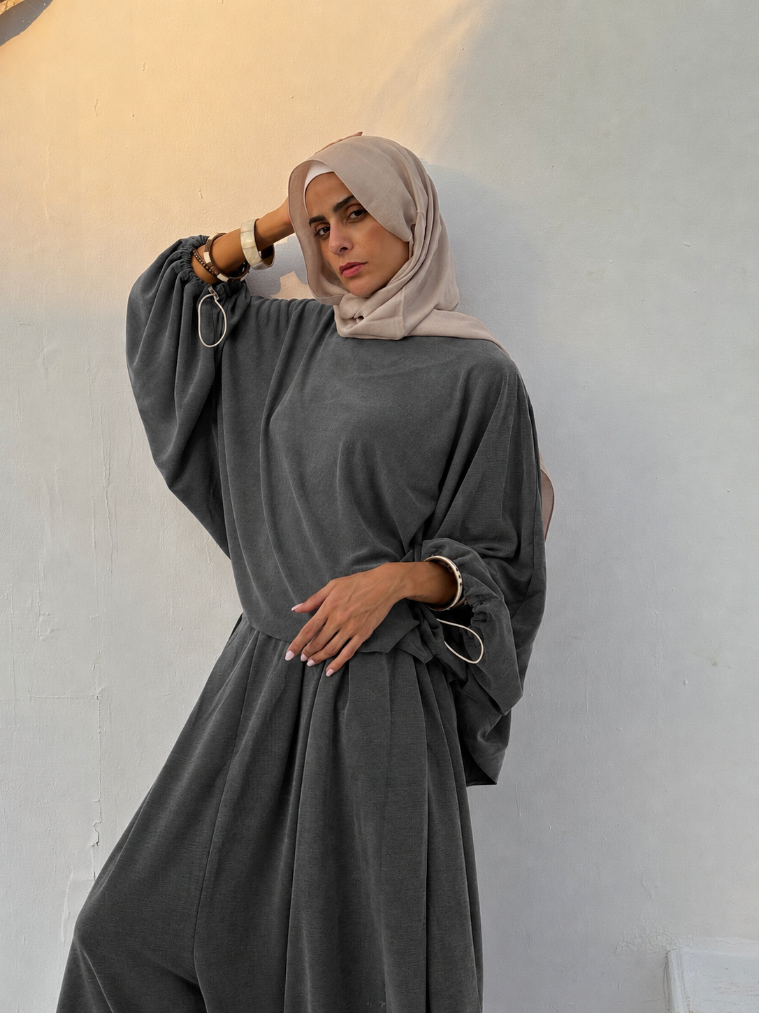 Grey Cap Top
